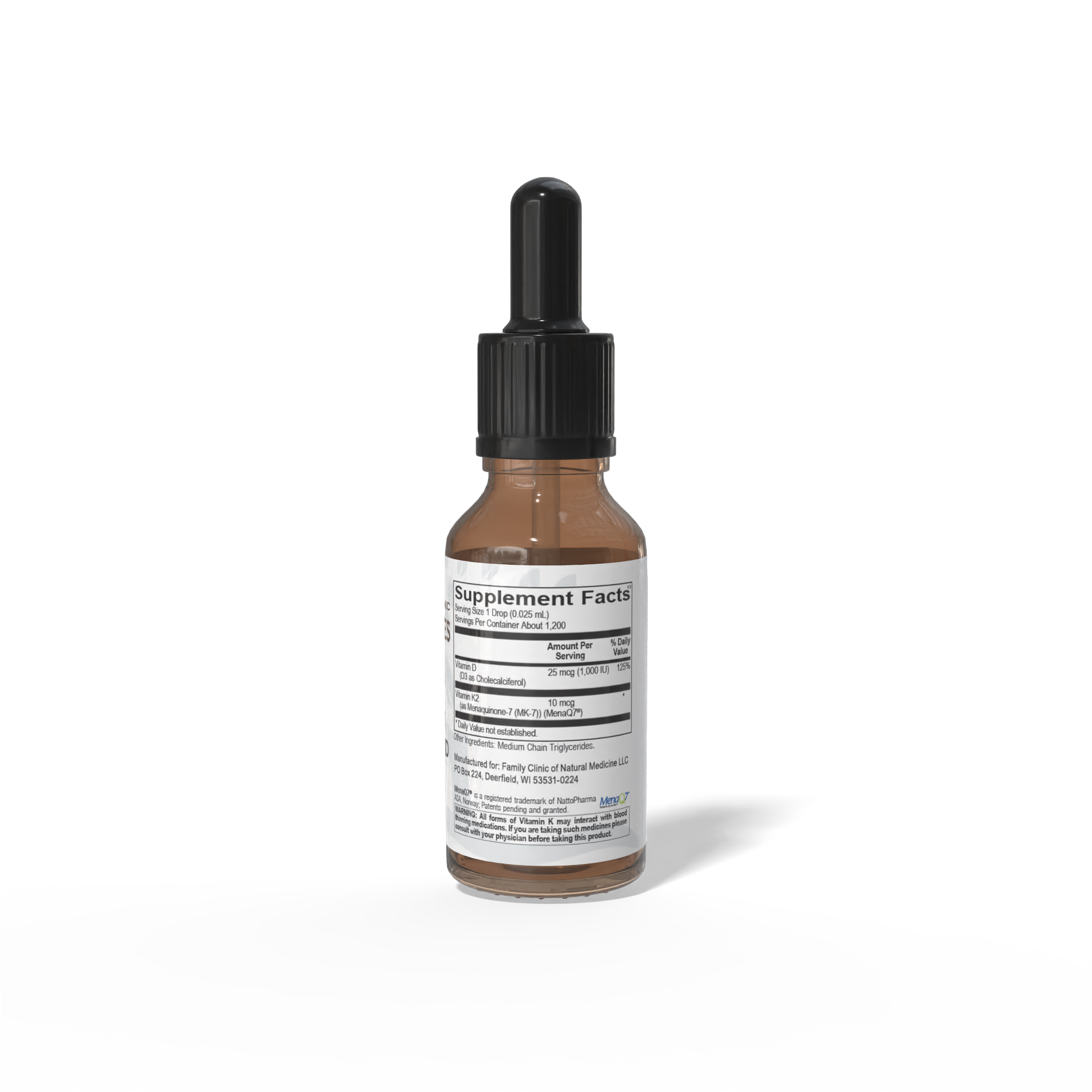 Vitamin D3 w/K2 Liquid